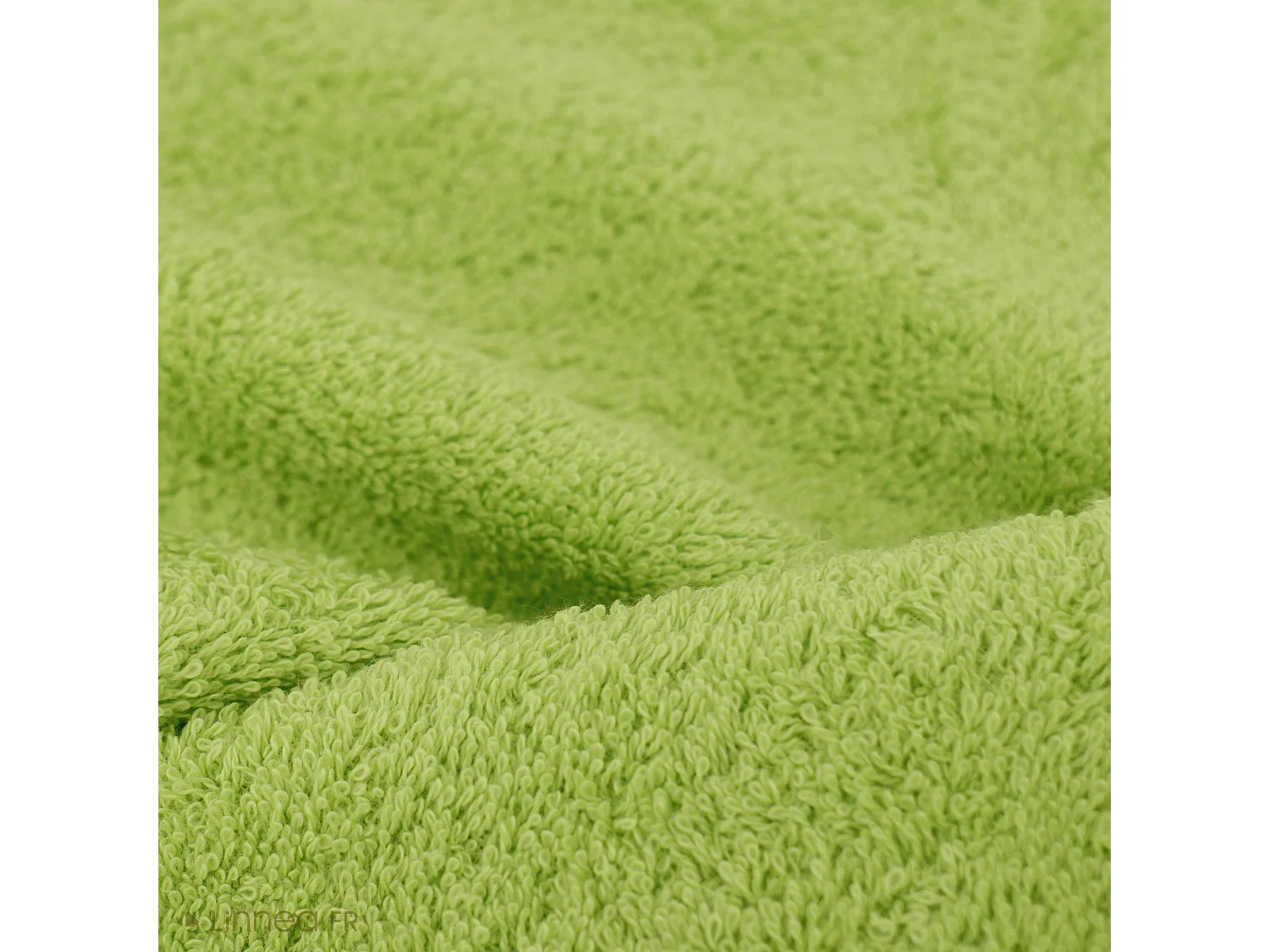 Drap de douche 70x140 cm coton peigné ALBA vert pomme