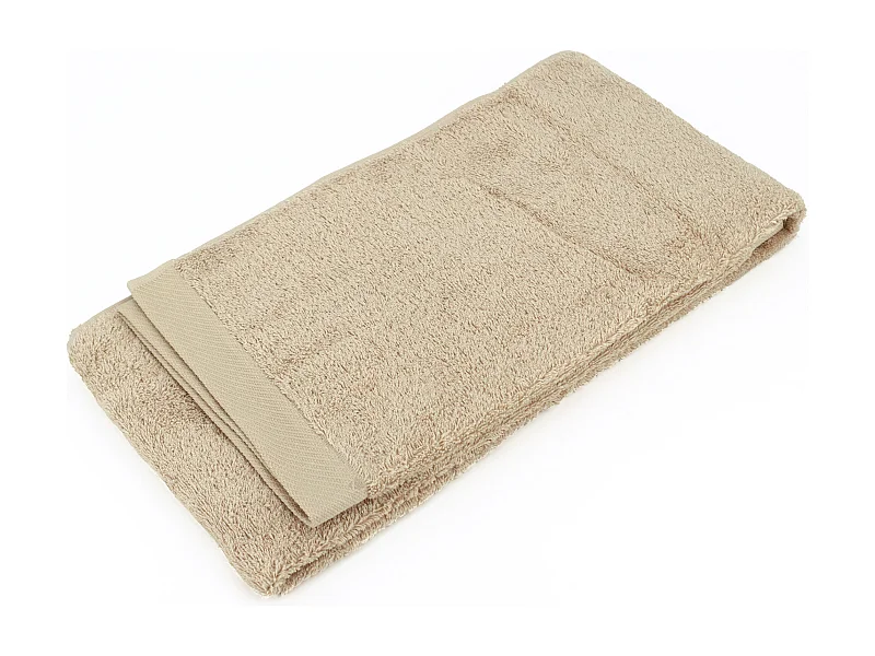 Drap de douche 70x140 cm coton peigné ALBA beige