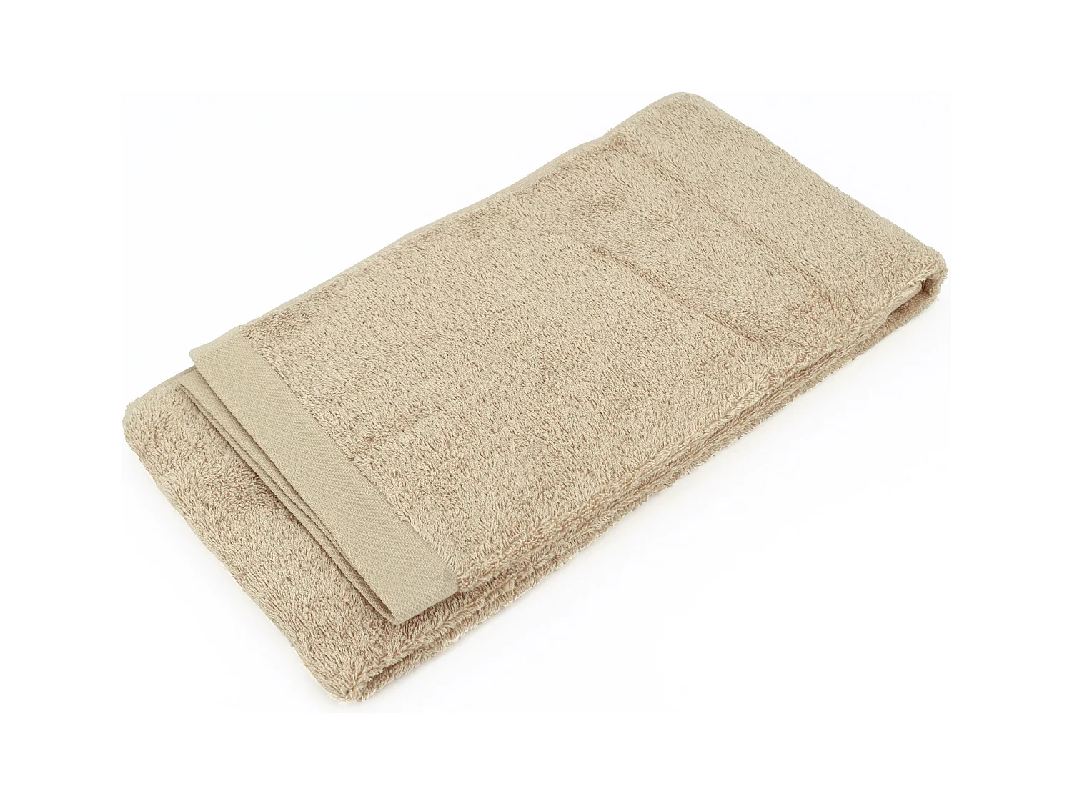 Drap de douche 70x140 cm coton peigné ALBA beige