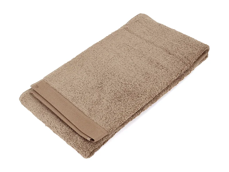 Drap de douche 70x140 cm coton peigné ALBA taupe