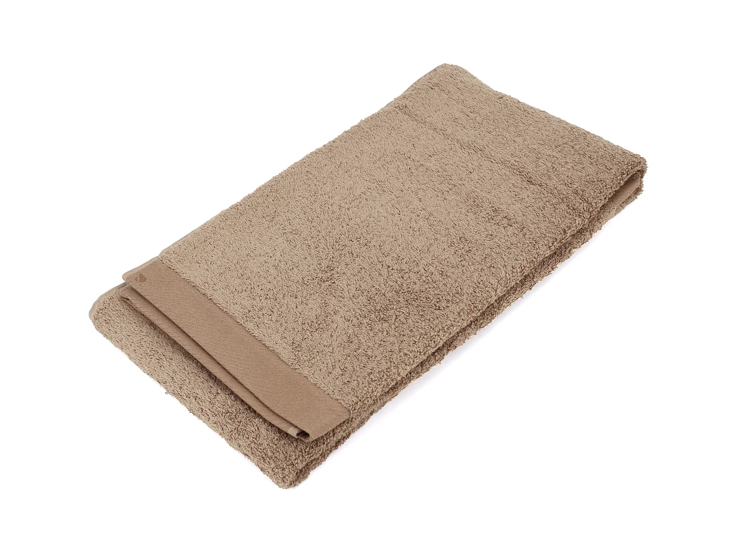 Drap de douche 70x140 cm coton peigné ALBA taupe
