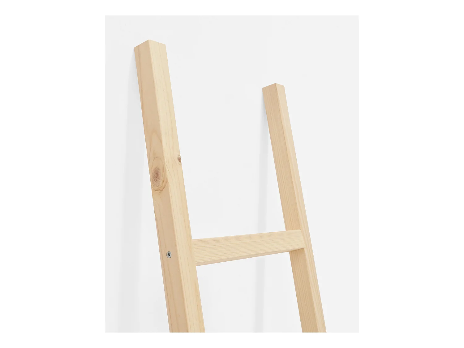 Escalera de madera maciza en tono natural de 118x41cm - STAIRS - DECOWOOD