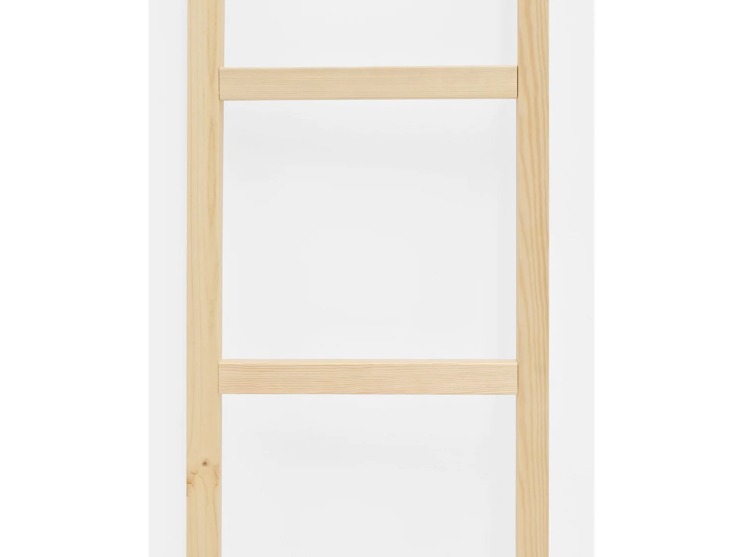 Escalera de madera maciza en tono natural de 118x41cm - STAIRS - DECOWOOD