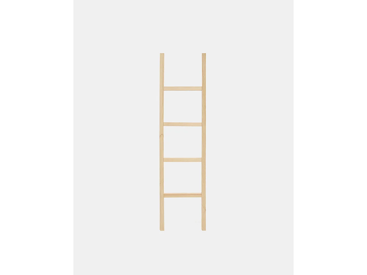 Escalera de madera maciza en tono natural de 150x41cm - STAIRS - DECOWOOD