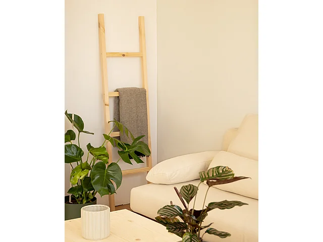 Échelle en bois de pin naturelle 41x150cm - STAIRS - DECOWOOD