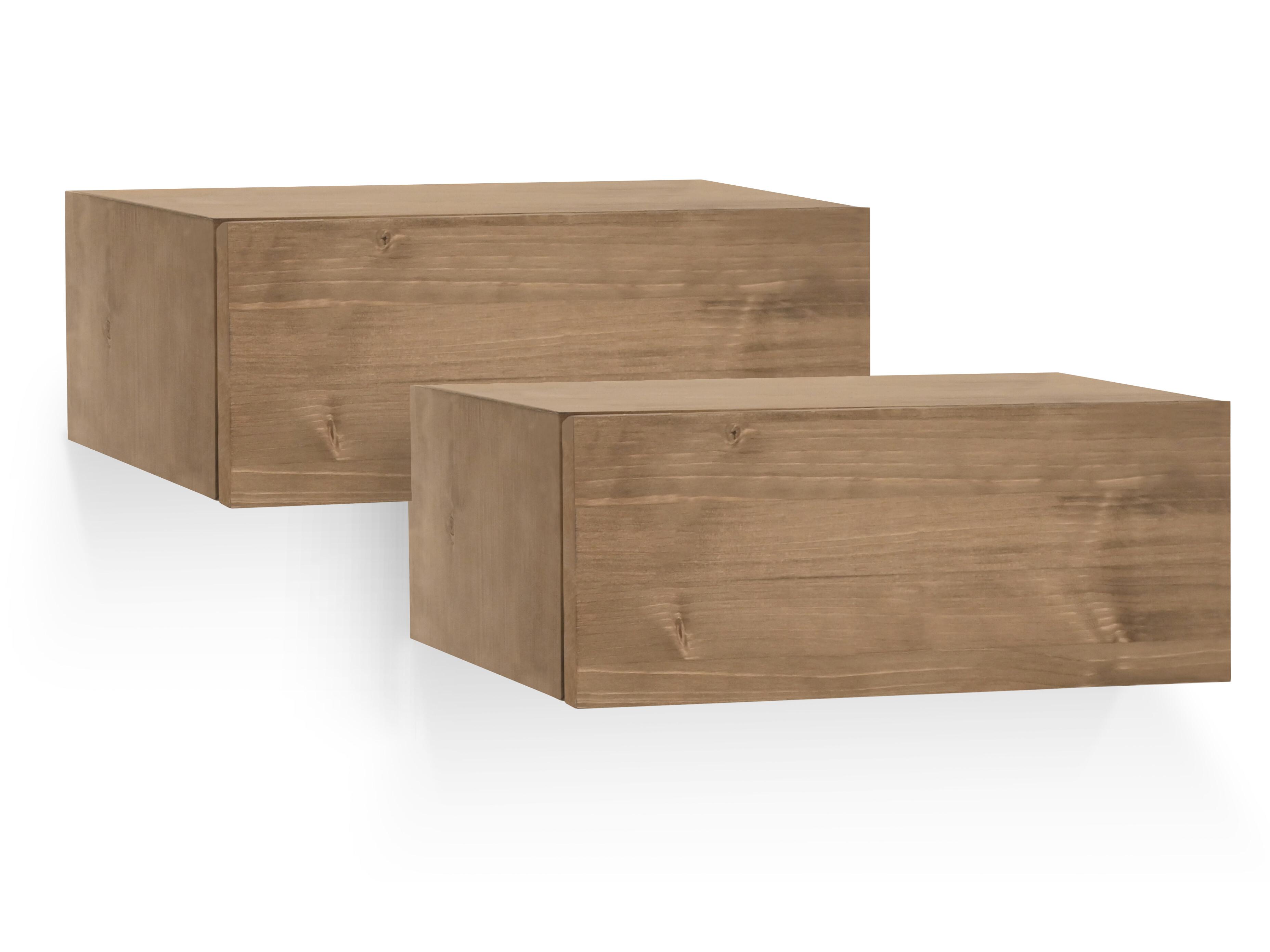 Pack 2 tables de chevet ingrid ch ne fonc 