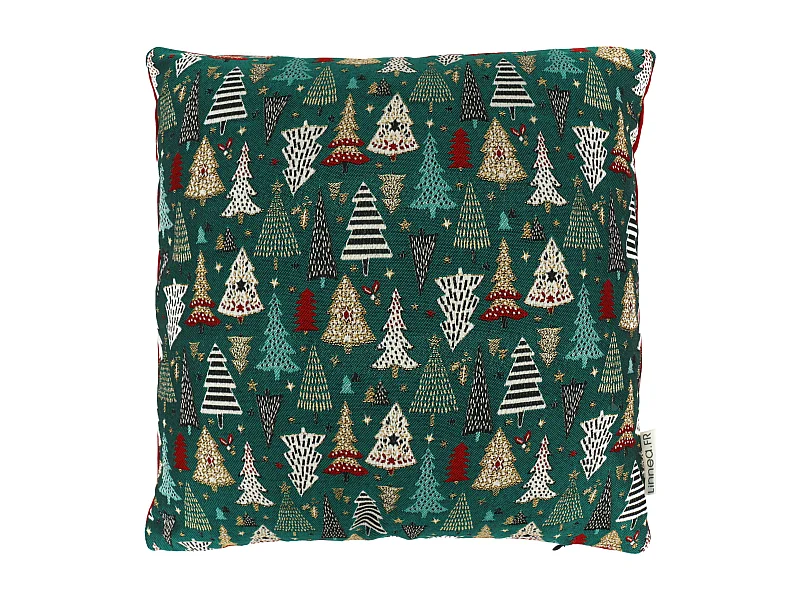 Housse de coussin 45x45 cm CELEBRATION Vert Epicea