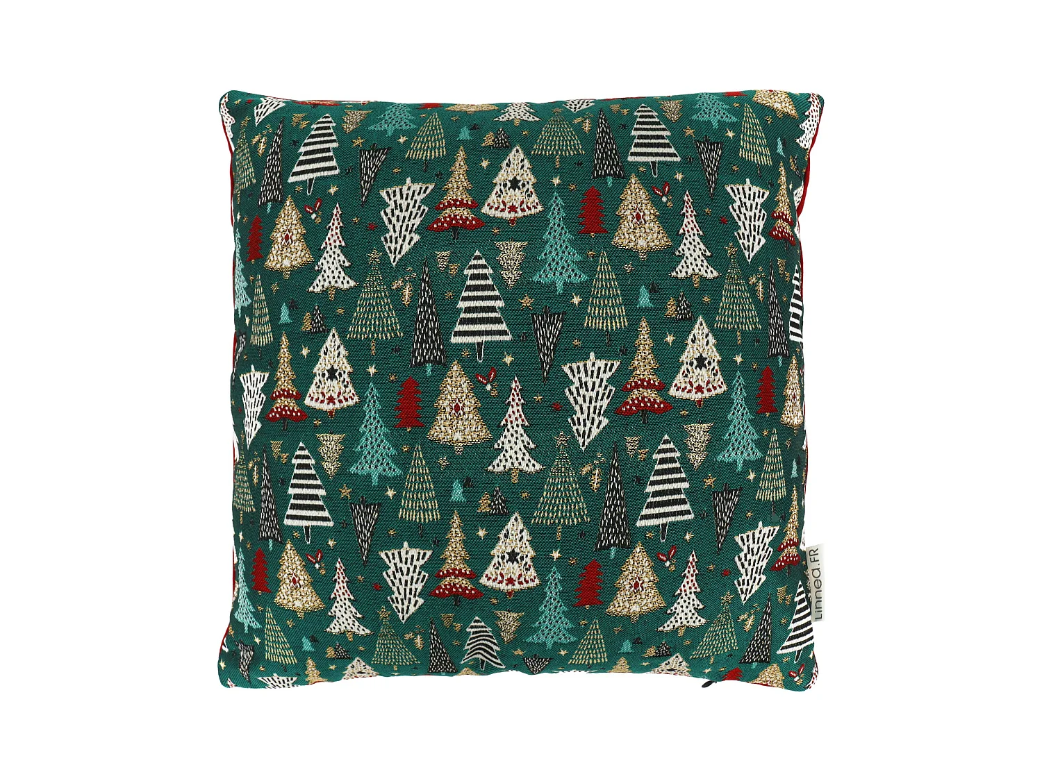 Housse de coussin 45x45 cm CELEBRATION Vert Epicea