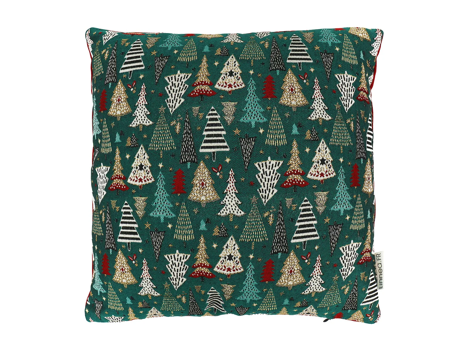 Housse de coussin 45x45 cm CELEBRATION Vert Epicea