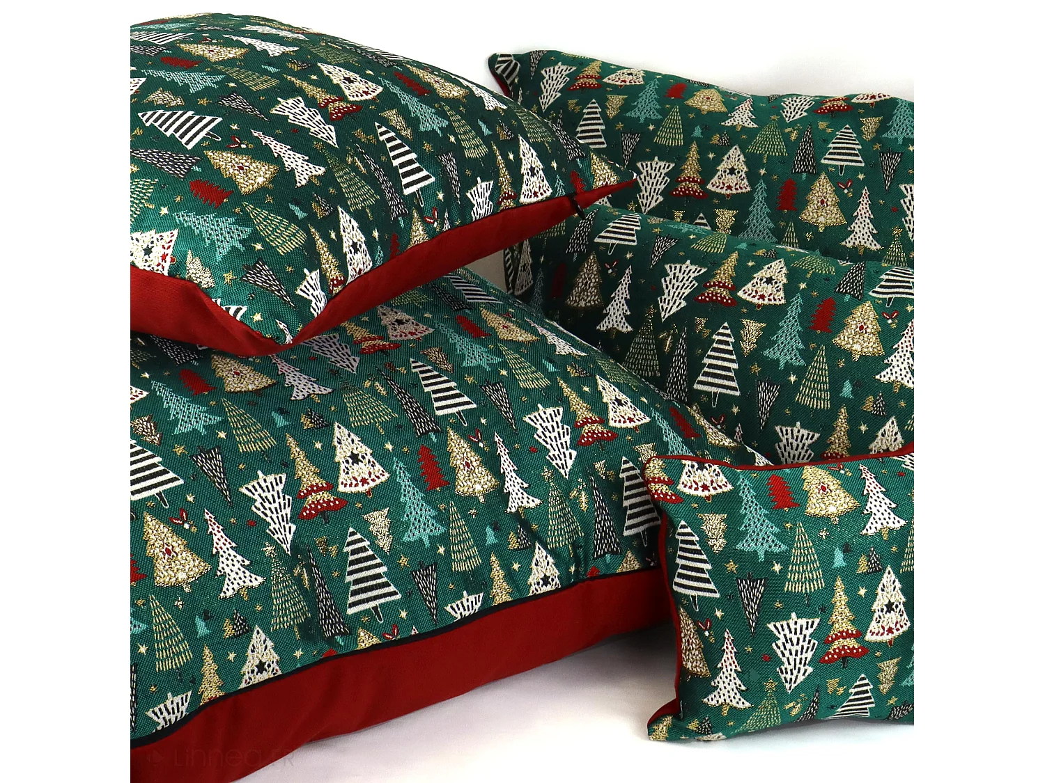 Housse de coussin 70x70 cm CELEBRATION Vert Epicea