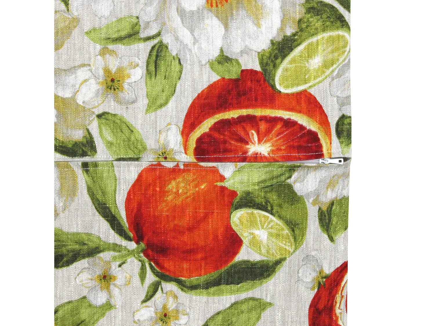 Housse de coussin 30x50 cm GALLINA Agrumes 100% Lin