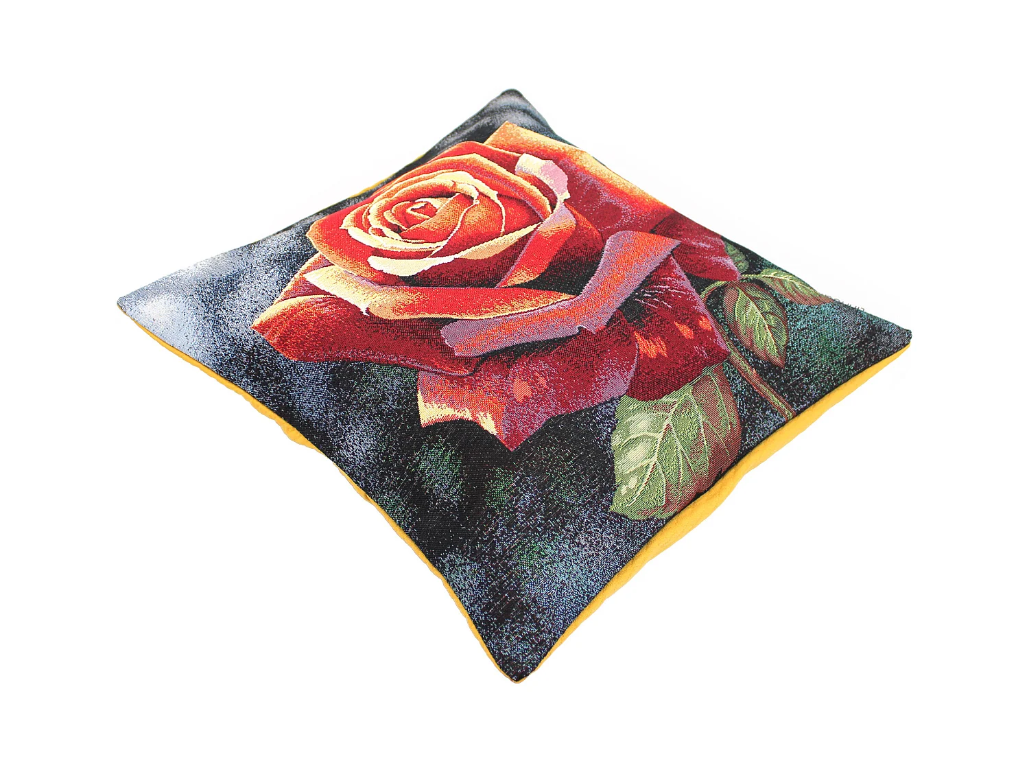 Housse de coussin 45x45 cm ADRANO Rose chatoyante polycoton acrylique