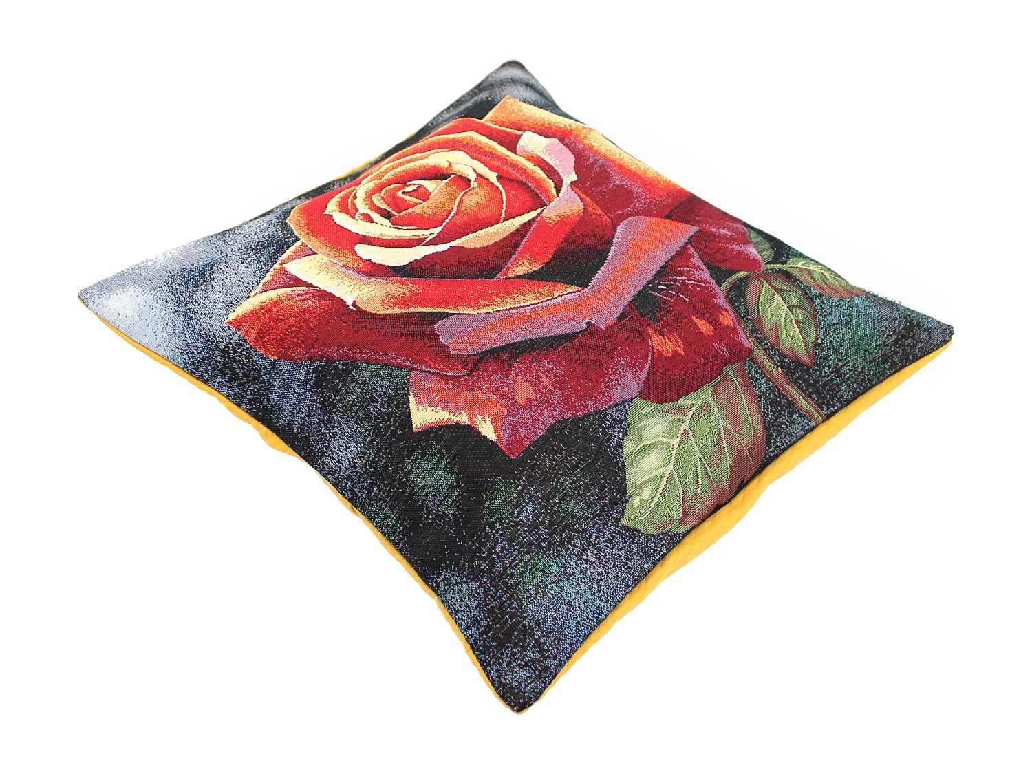 Housse de coussin 45x45 cm ADRANO Rose chatoyante polycoton acrylique