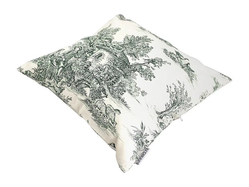 Housse de coussin 45x45 cm CAMINO Pays fermier en couleur coton