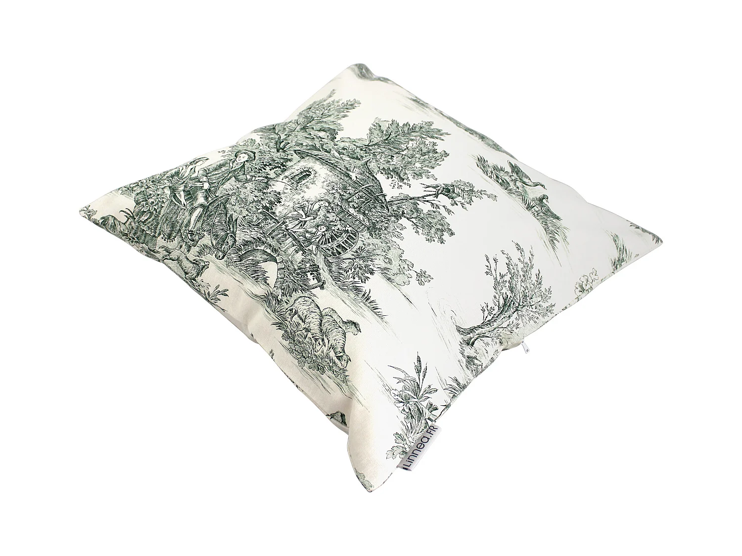 Housse de coussin 45x45 cm CAMINO Pays fermier en couleur coton