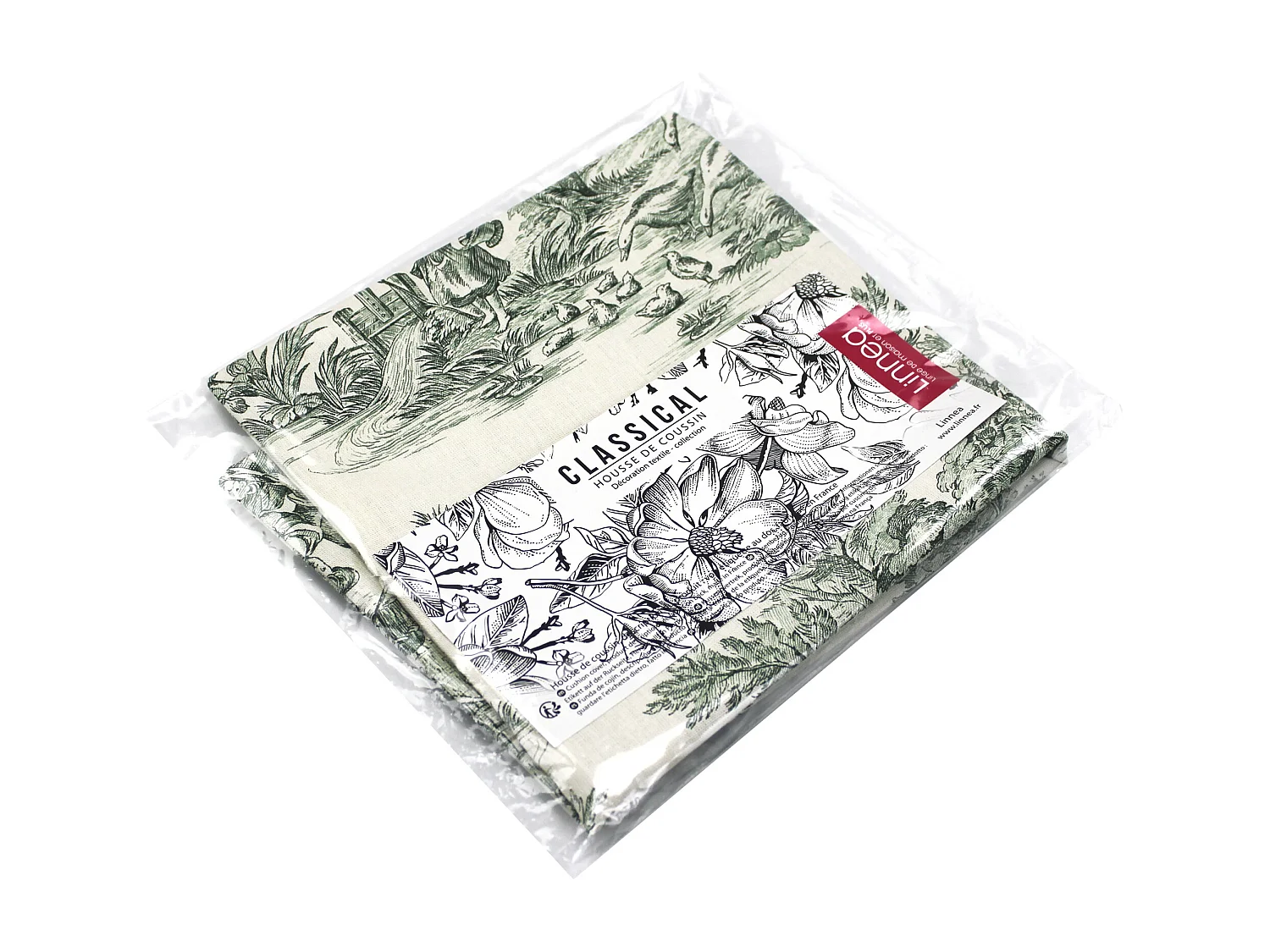 Housse de coussin 45x45 cm CAMINO Pays fermier en couleur coton