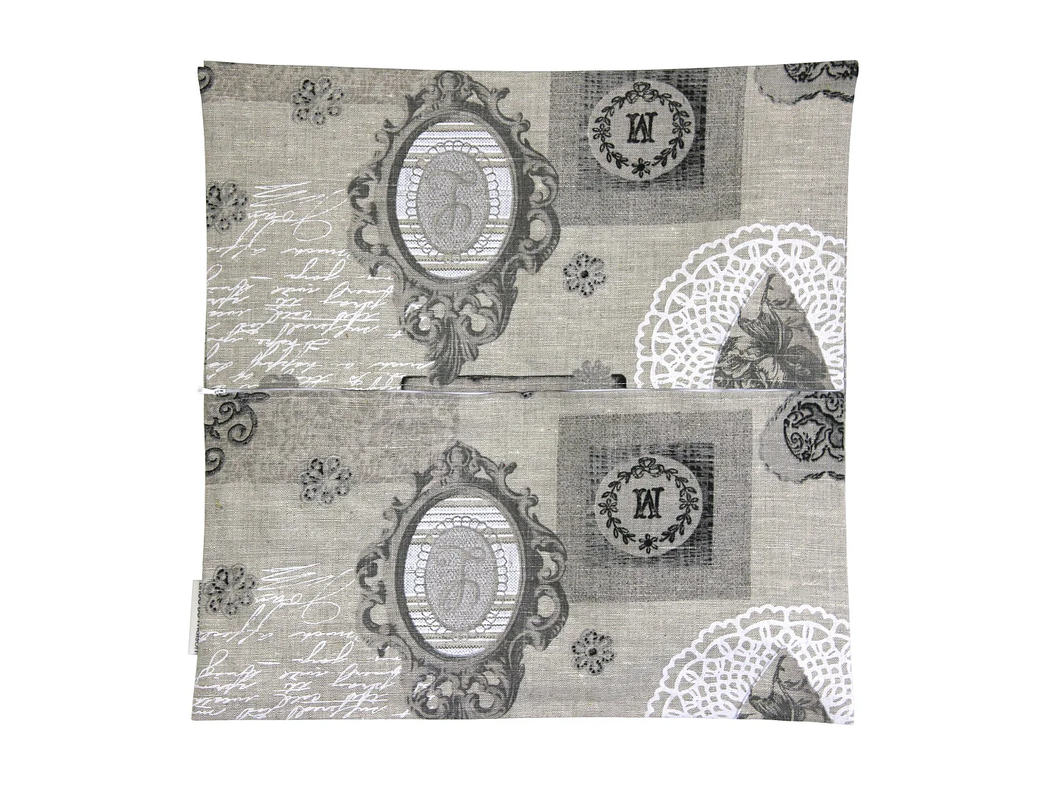 Housse de coussin 45x45 cm GAVELLI Welcome 100% Lin