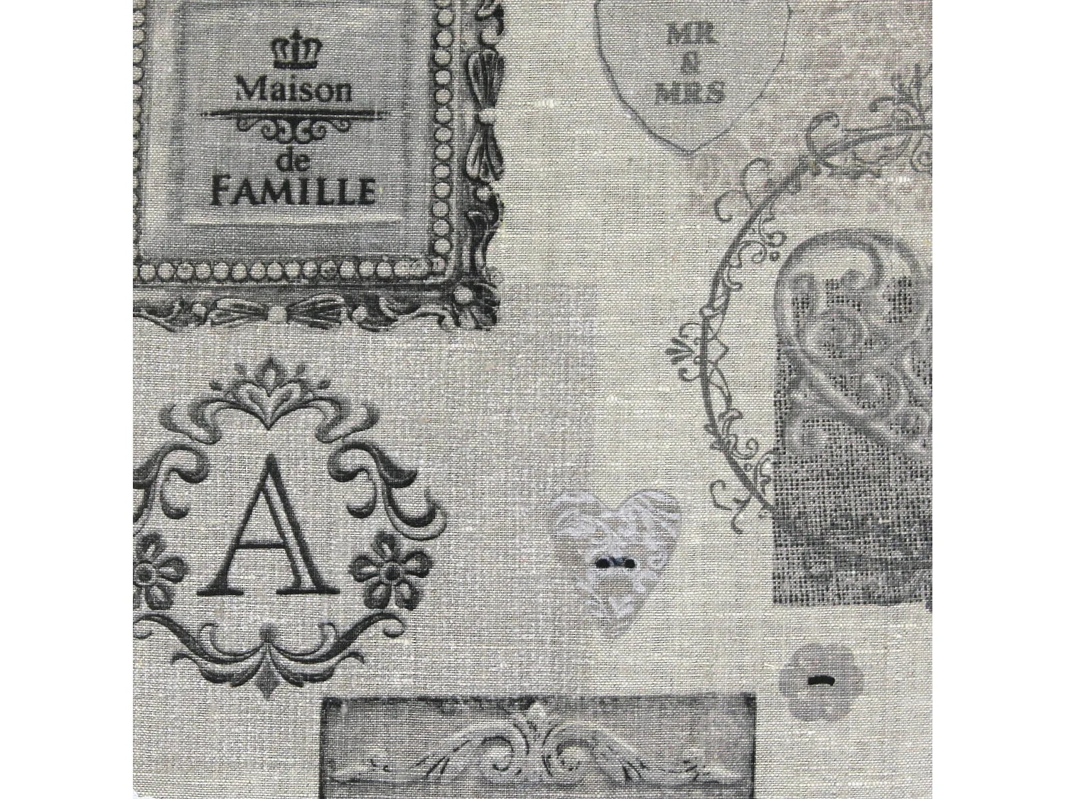 Housse de coussin 45x45 cm GAVELLI Welcome 100% Lin