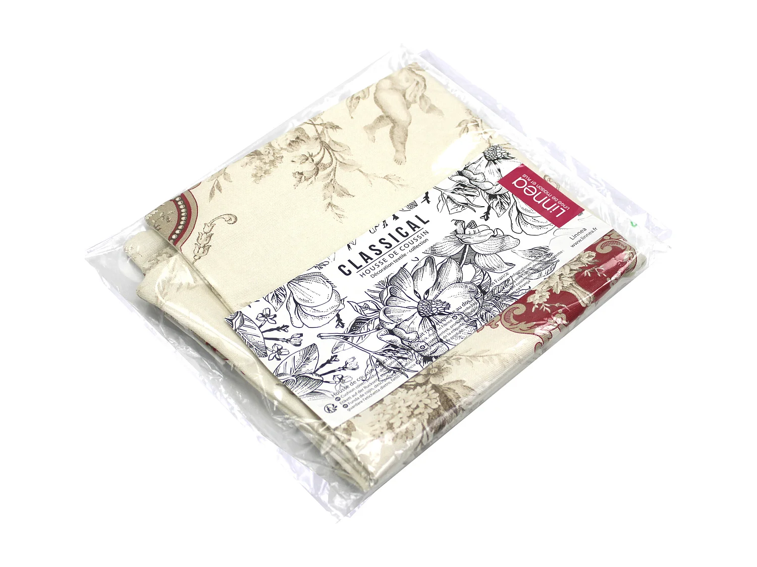 Housse de coussin 45x45 cm DRENA Anges coton