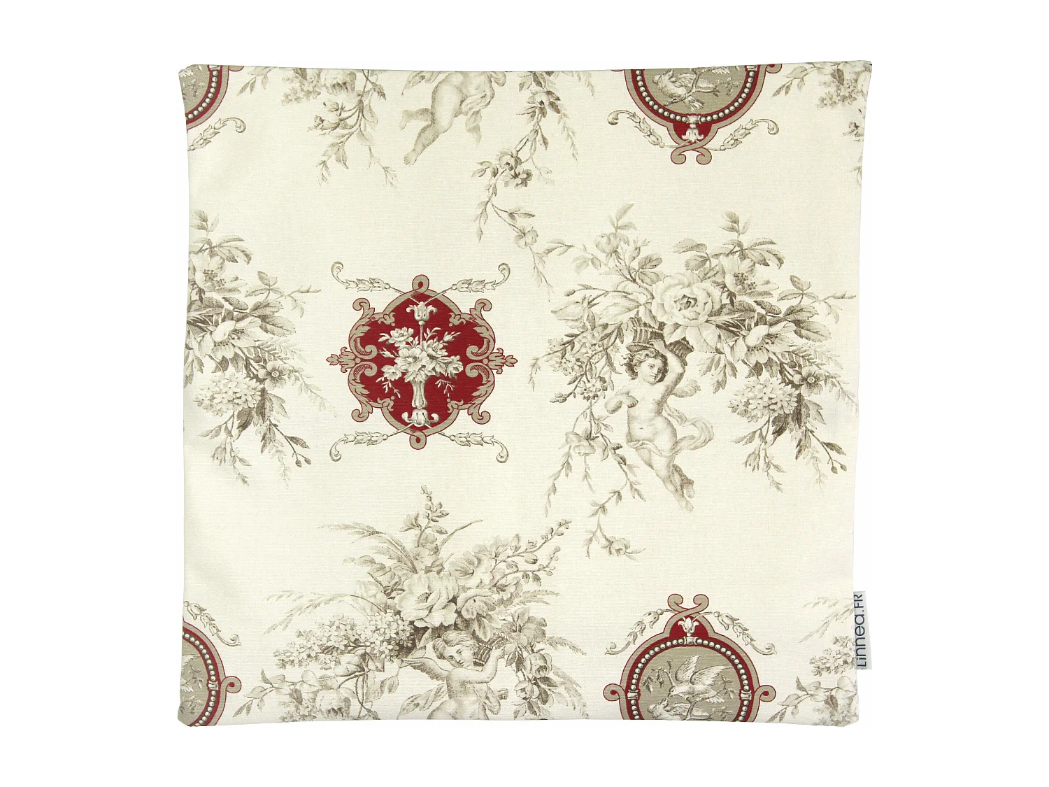 Housse de coussin 45x45 cm DRENA Anges coton