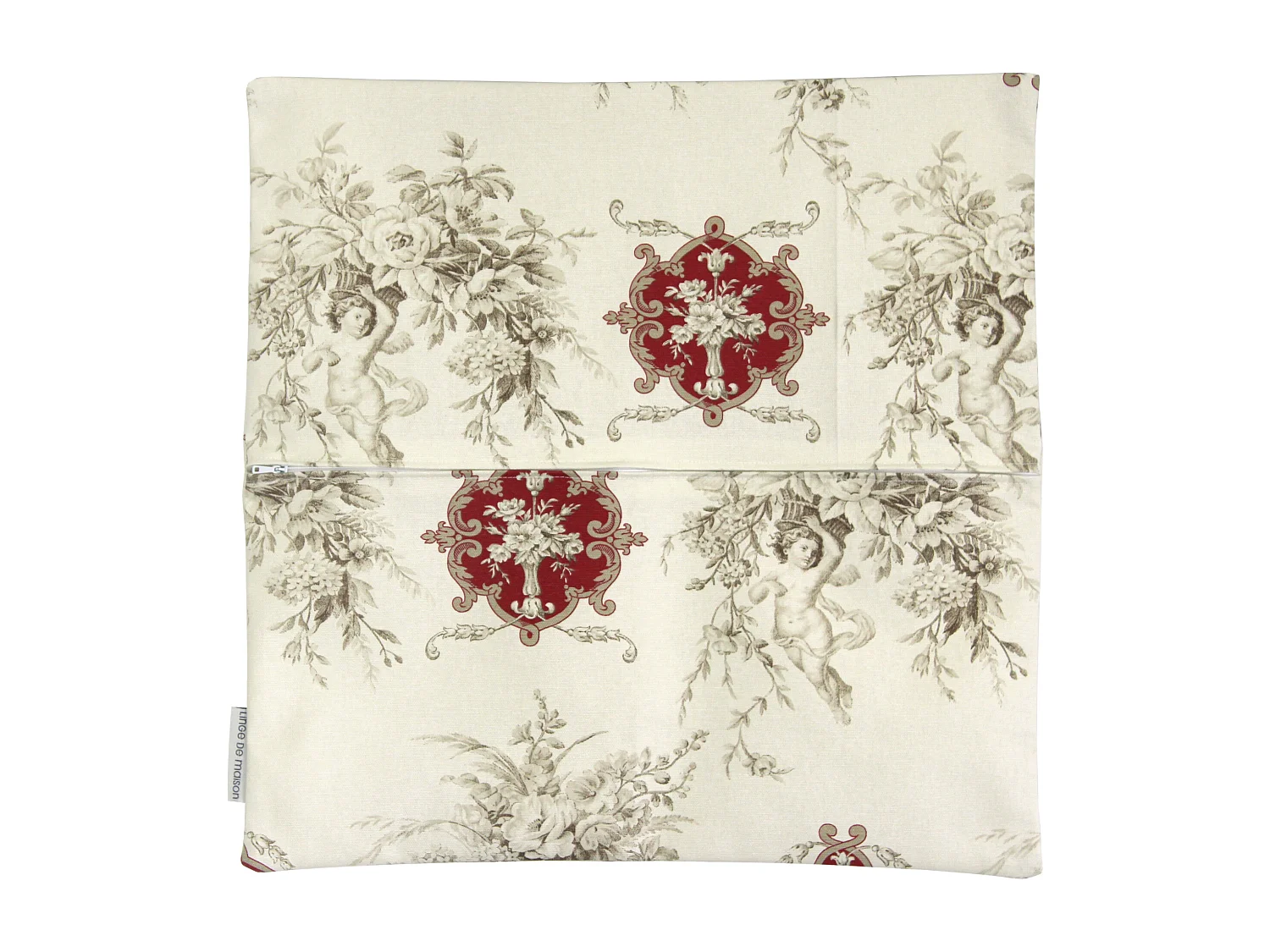 Housse de coussin 45x45 cm DRENA Anges coton