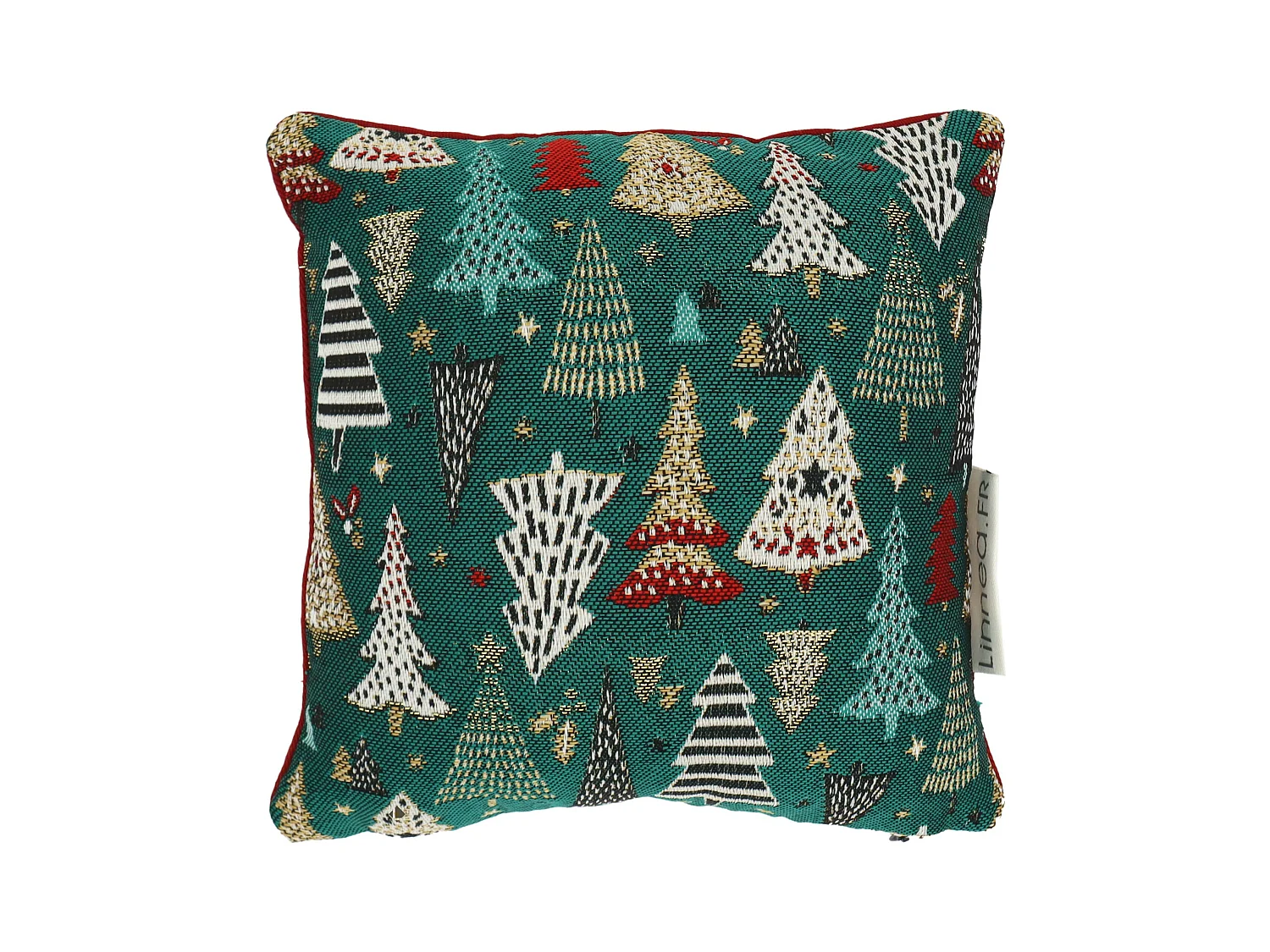 Housse de coussin 20x20 cm CELEBRATION Vert Epicea