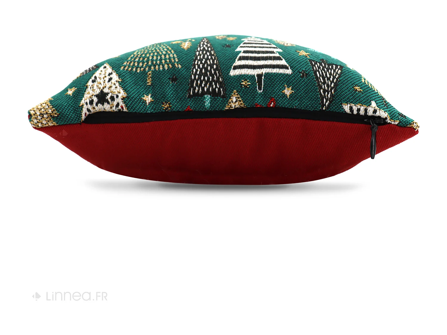 Housse de coussin 20x20 cm CELEBRATION Vert Epicea