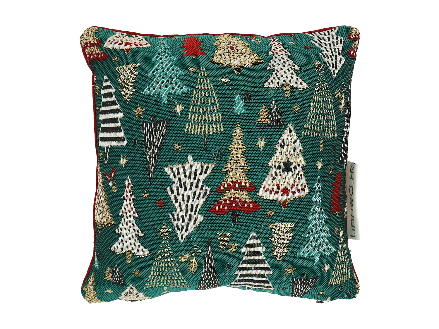 Housse de coussin 20x20 cm CELEBRATION Vert Epicea