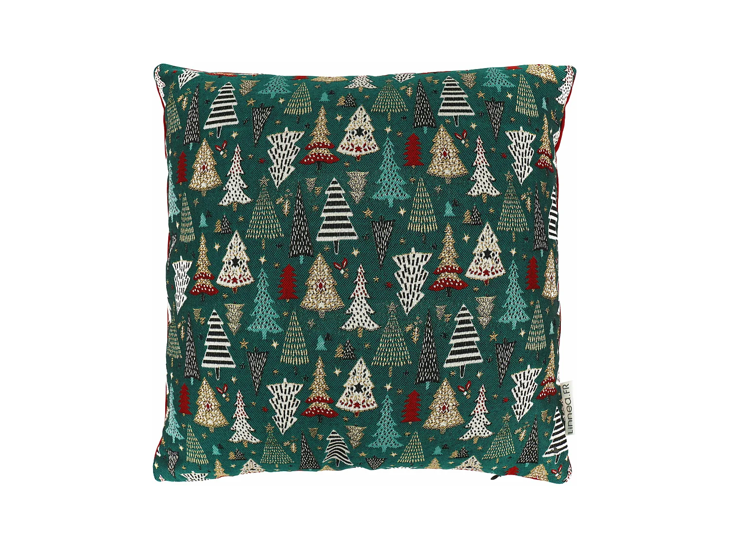 Housse de coussin 40x40 cm CELEBRATION Vert Epicea