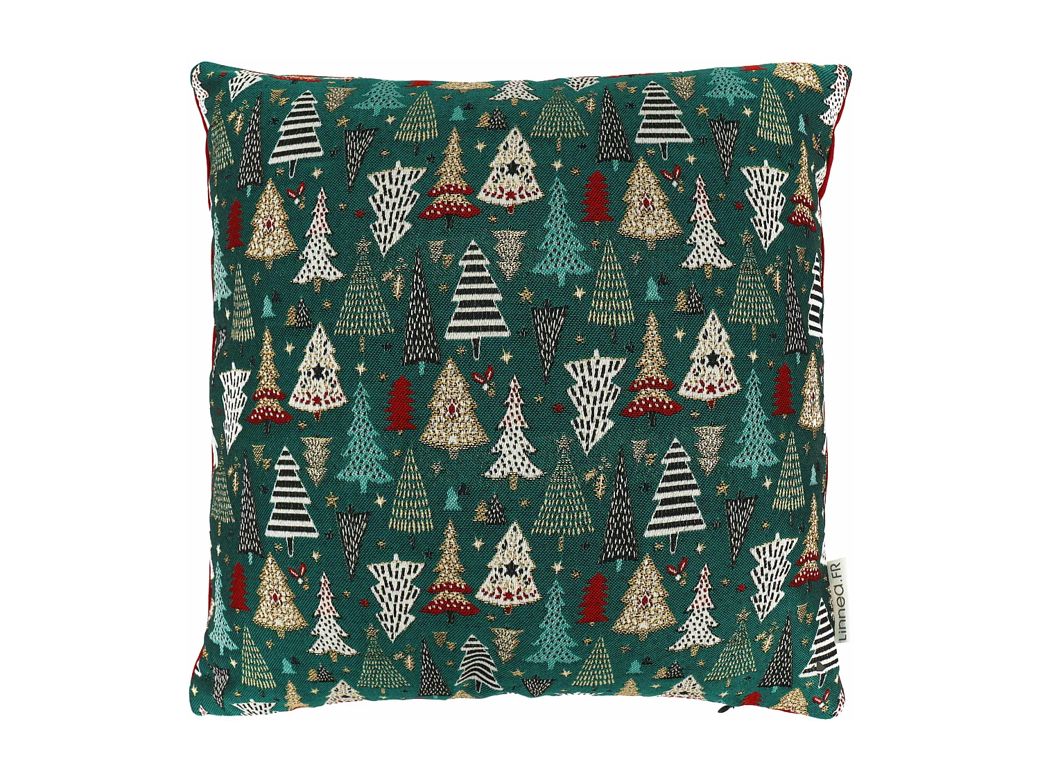 Housse de coussin 40x40 cm CELEBRATION Vert Epicea