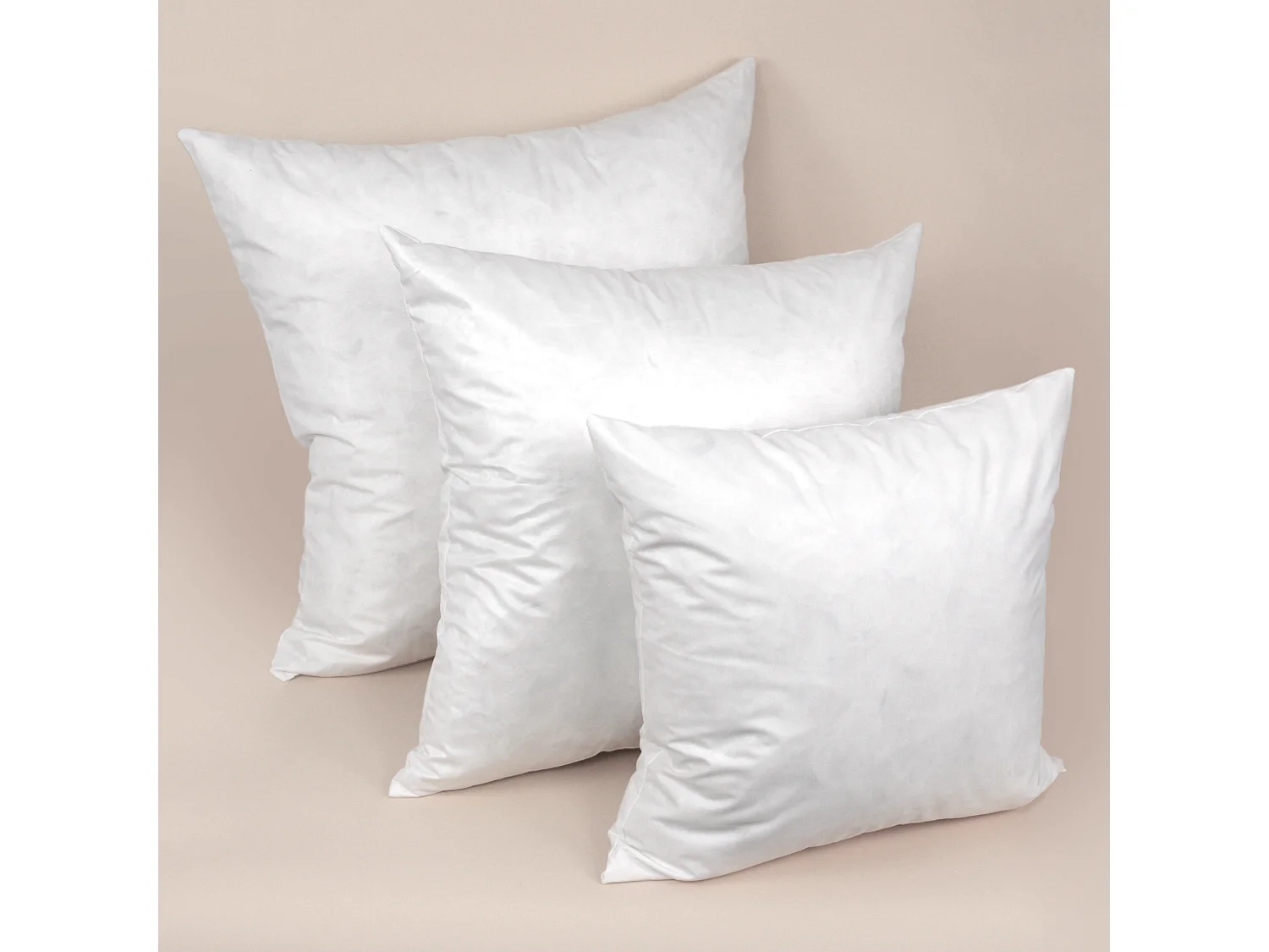 Coussin à recouvrir 65x65 cm garnissage 100% Plumettes de canards coussin Plumes