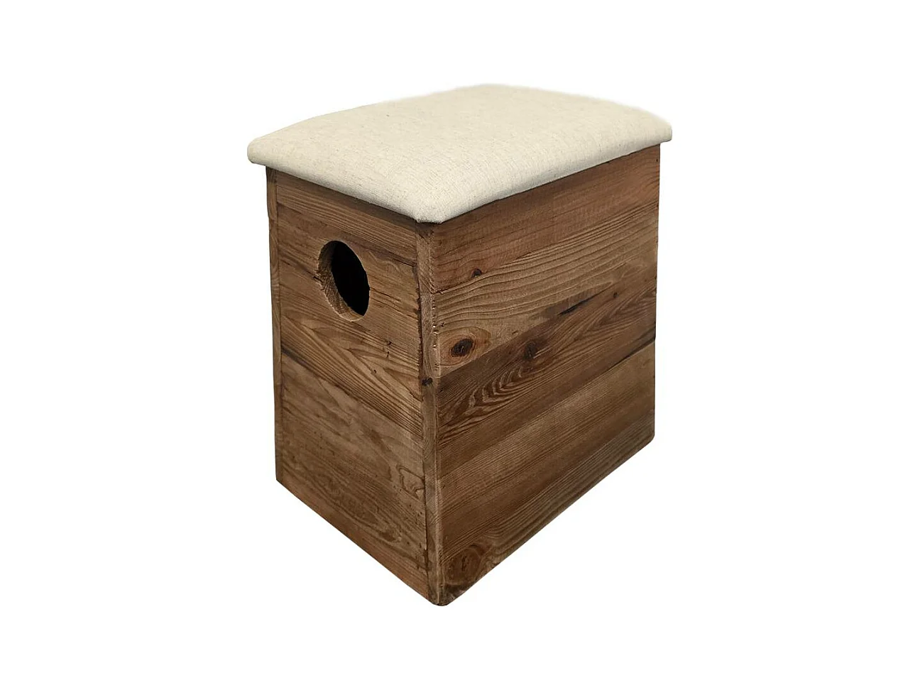 Tabouret en bois recyclé Blaise