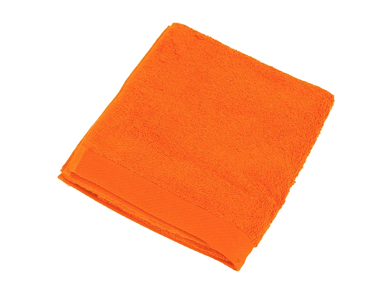 Serviette de toilette 50x100 cm coton peigné ALBA butane