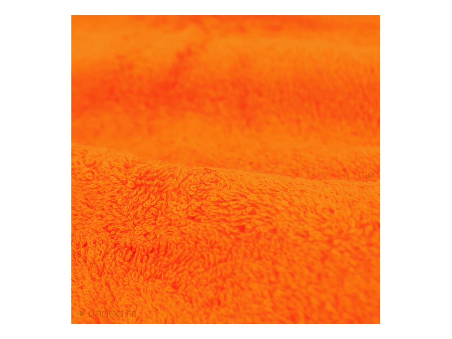 Serviette de toilette 50x100 cm coton peigné ALBA butane