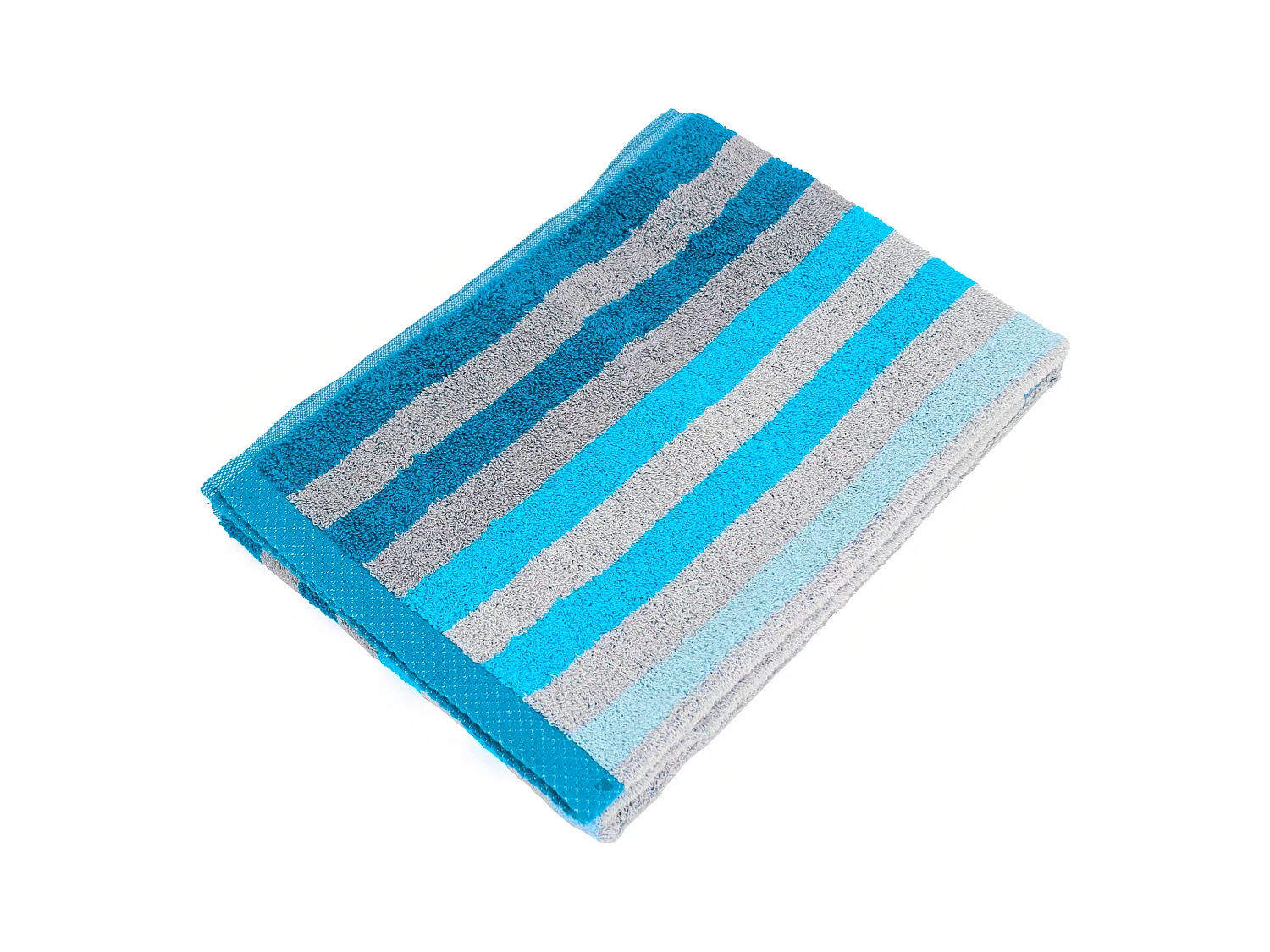 Serviette de toilette 50x100 cm PURE STRIPES turquoise