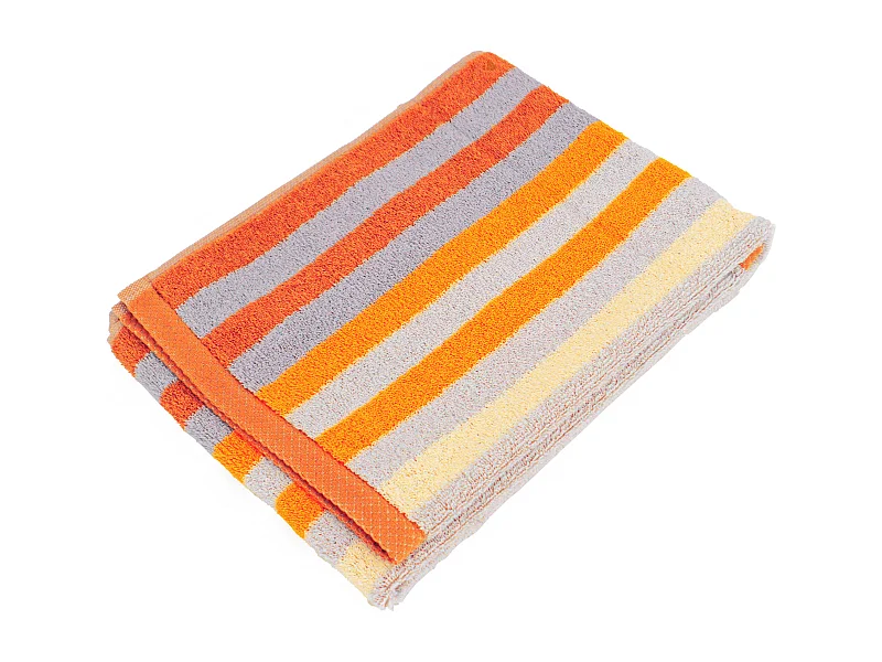 Serviette de toilette 50x100 cm PURE STRIPES butane