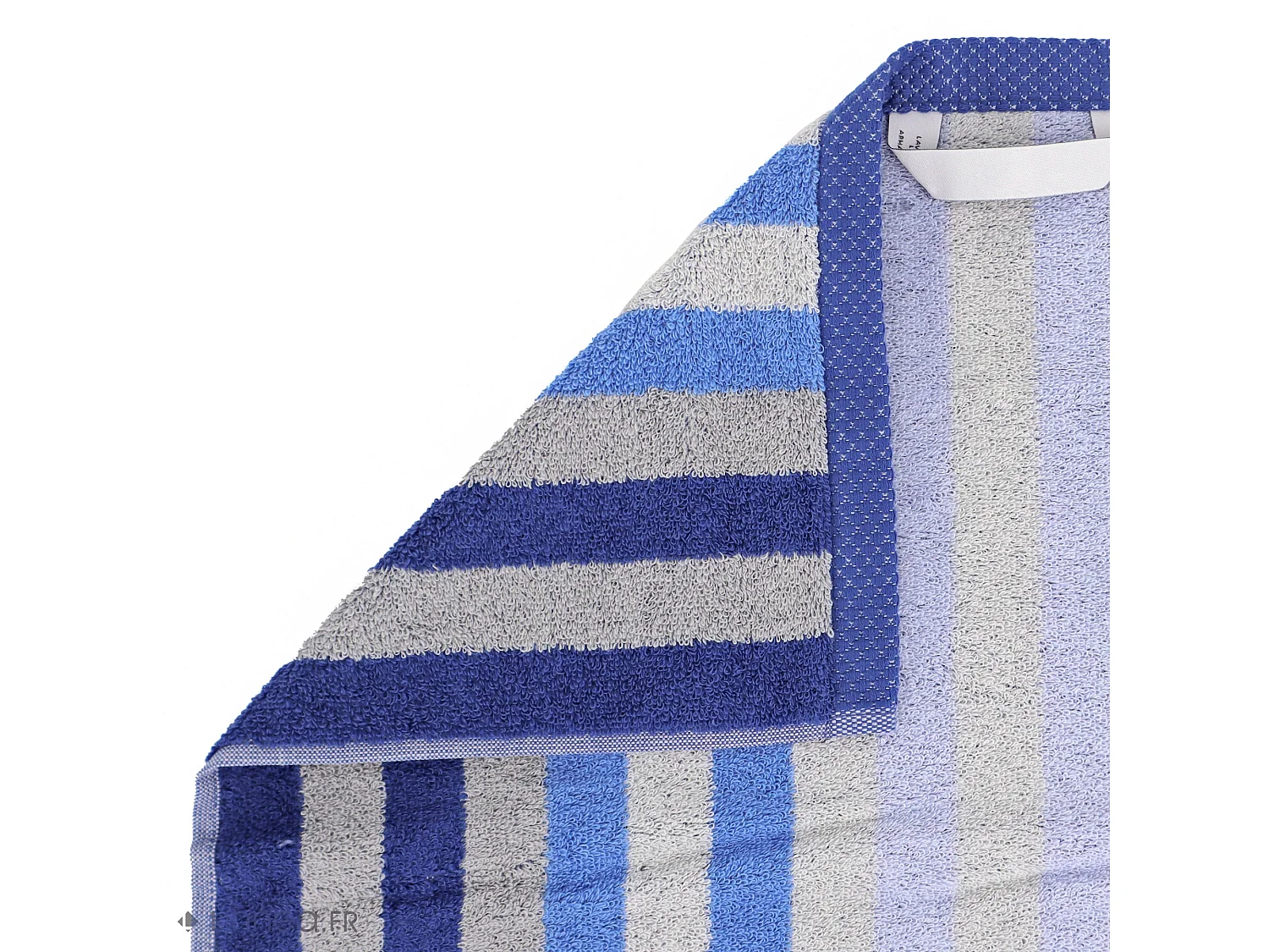 Serviette de toilette 50x100 cm PURE STRIPES bleu mer