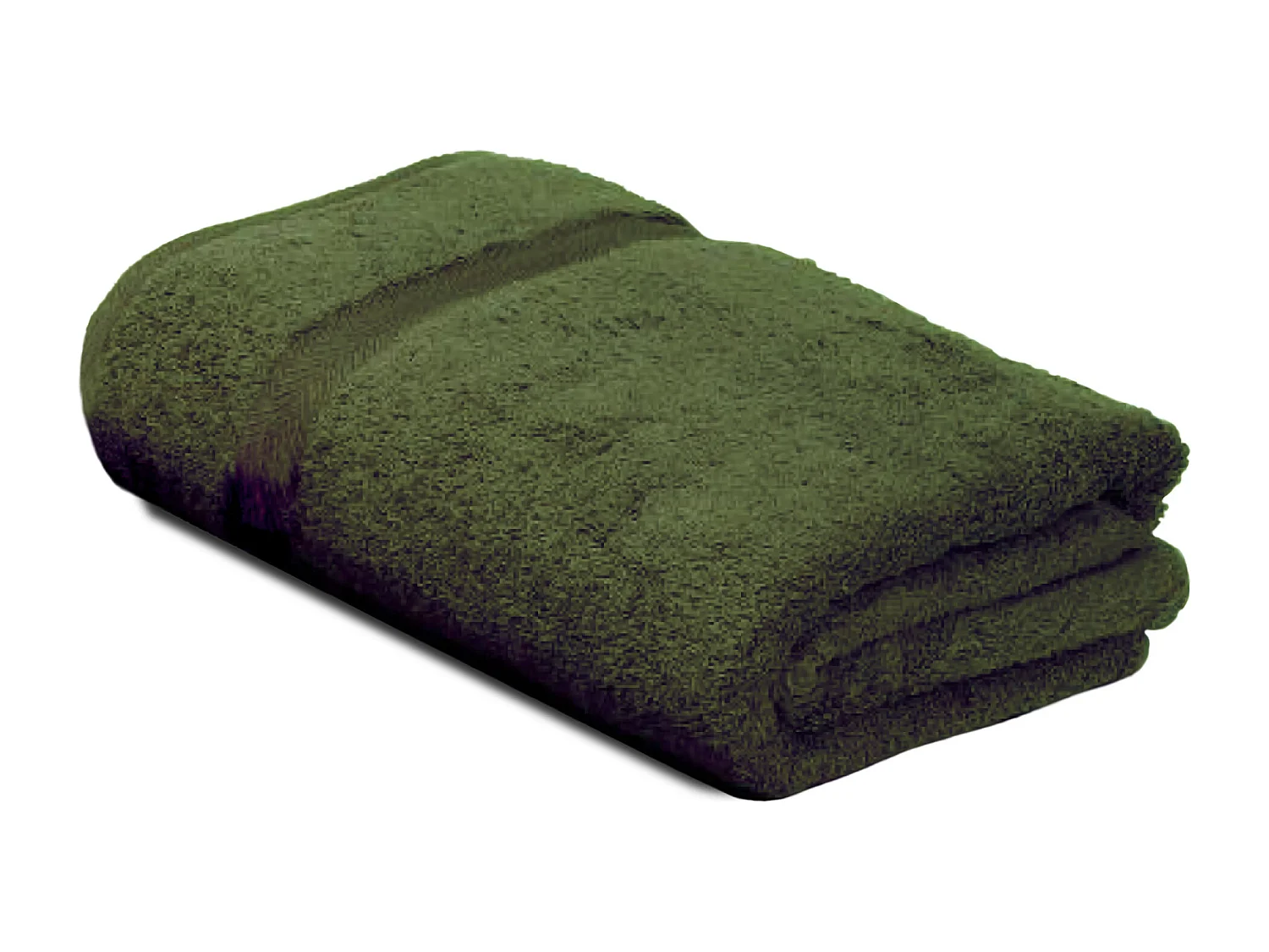 Serviette de toilette 50x100 cm ROYAL CRESENT Vert Bouteille 650 g/m2