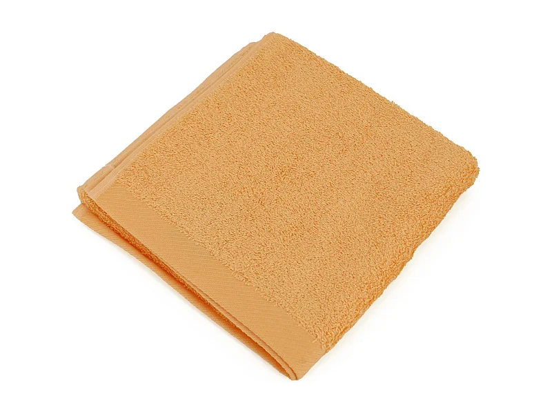 Serviette de toilette 50x100 cm coton peigné ALBA vanille