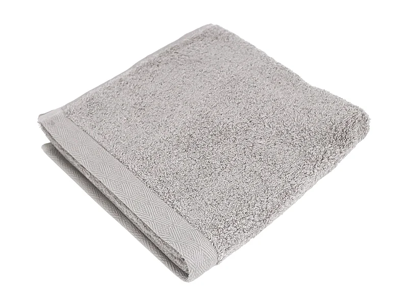 Serviette de toilette 50x100 cm SOFTY argent
