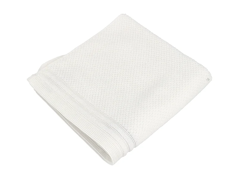 Serviette de toilette 50x100 cm DUNE blanc