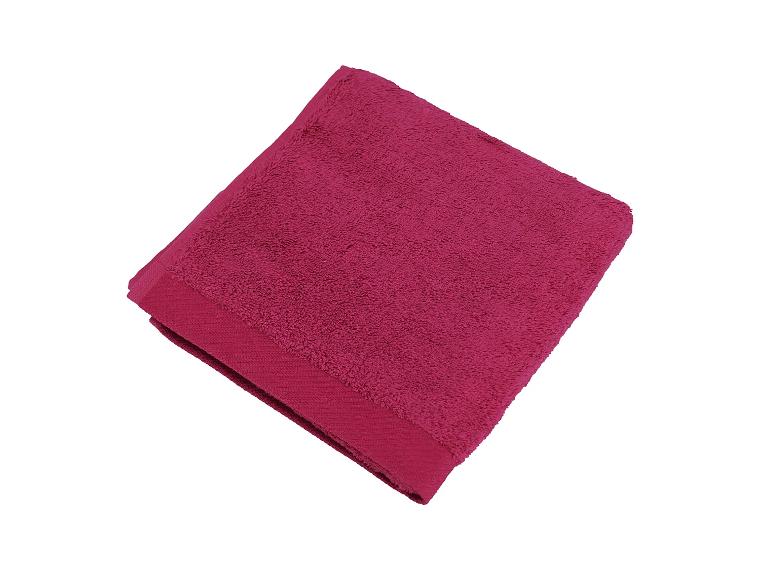 Serviette de toilette 50x100 cm coton peigné ALBA prune