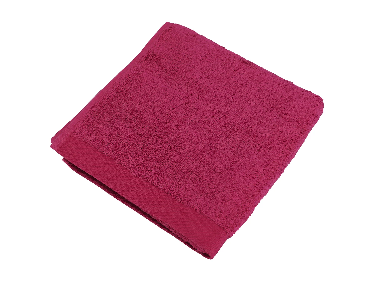 Serviette de toilette 50x100 cm coton peigné ALBA prune