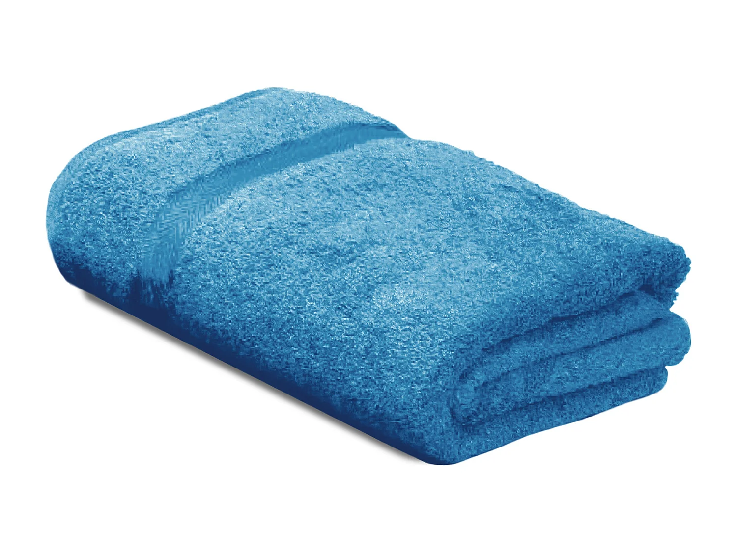 Serviette de toilette 50x100 cm ROYAL CRESENT Bleu Ciel 650 g/m2