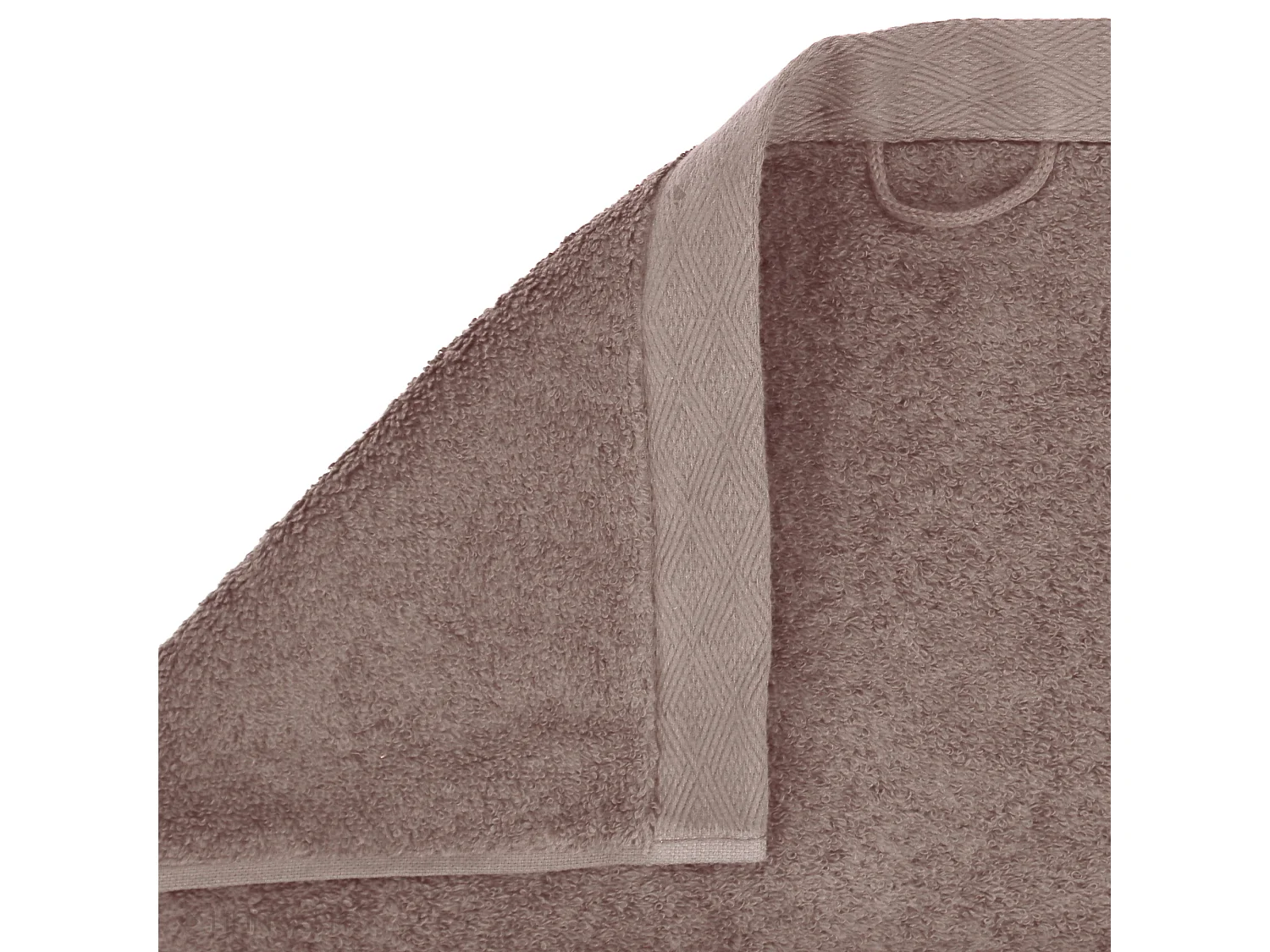 Serviette de toilette 50x100 cm SOFTY taupe