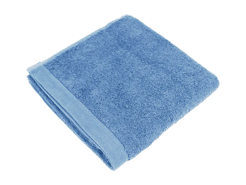 Serviette de toilette 50x100 cm SOFTY bleu mer