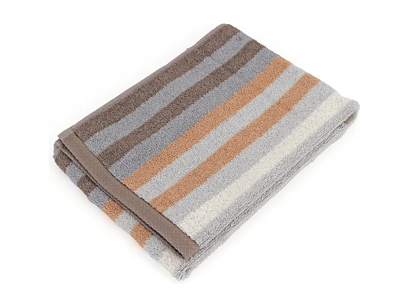 Serviette de toilette 50x100 cm PURE STRIPES beige