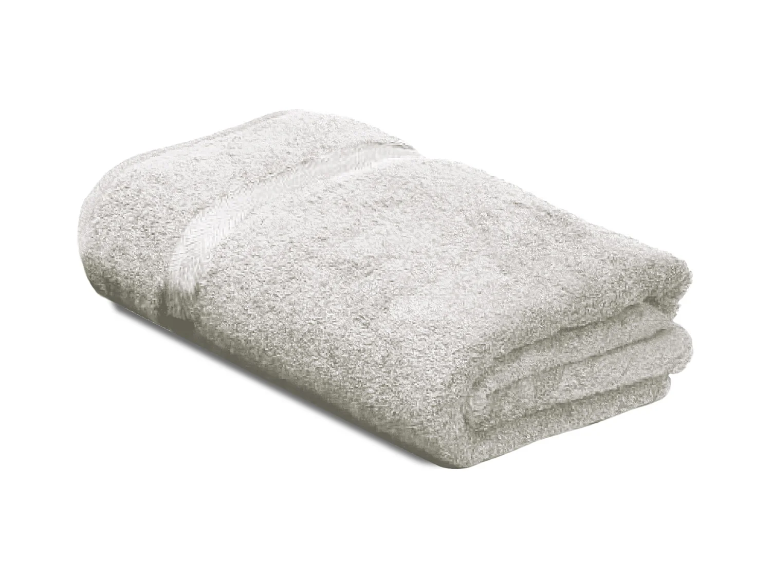 Serviette de toilette 50x100 cm ROYAL CRESENT Gris Platine 650 g/m2