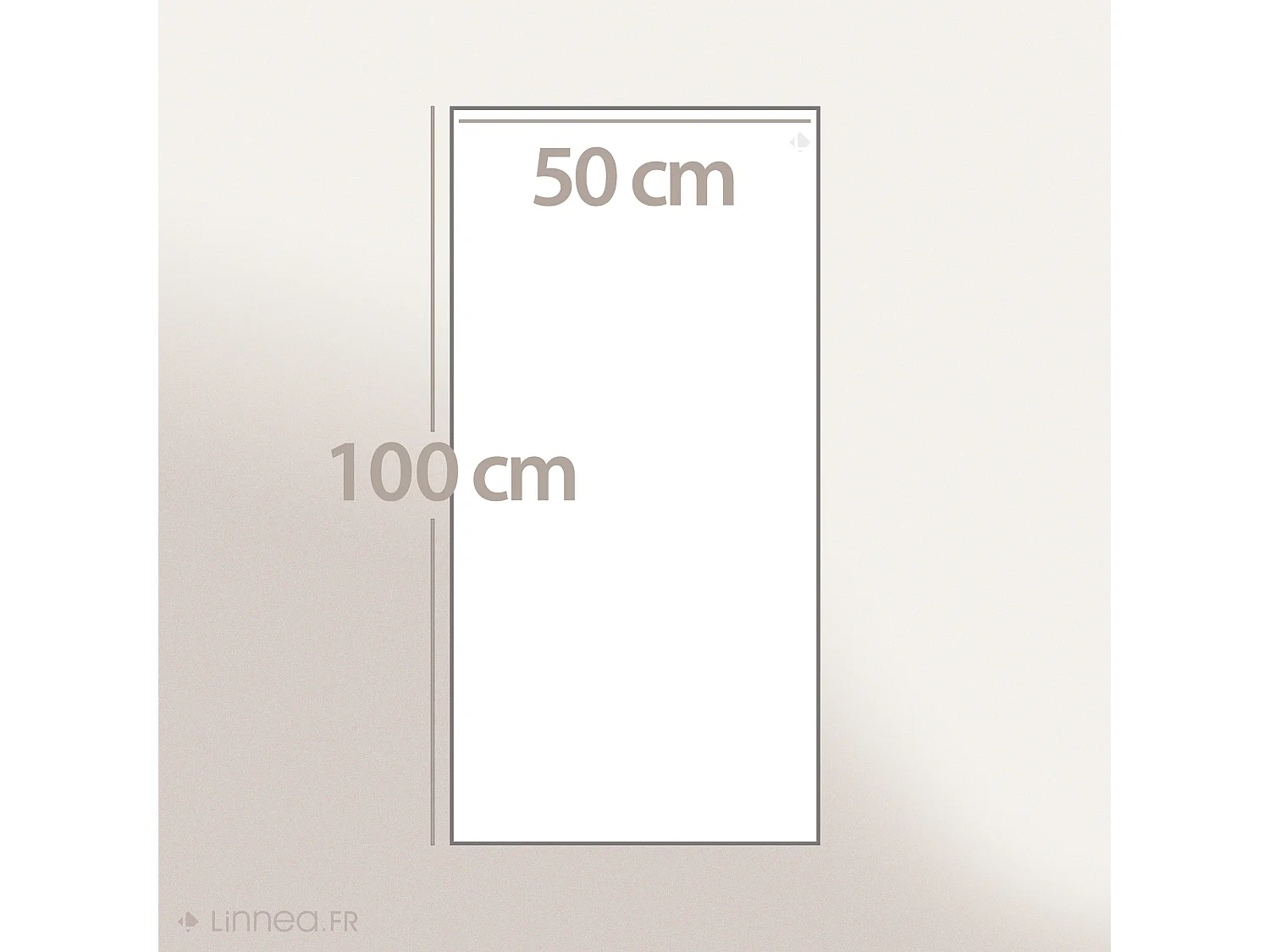 Serviette de toilette 50x100 cm ROYAL CRESENT Gris Platine 650 g/m2