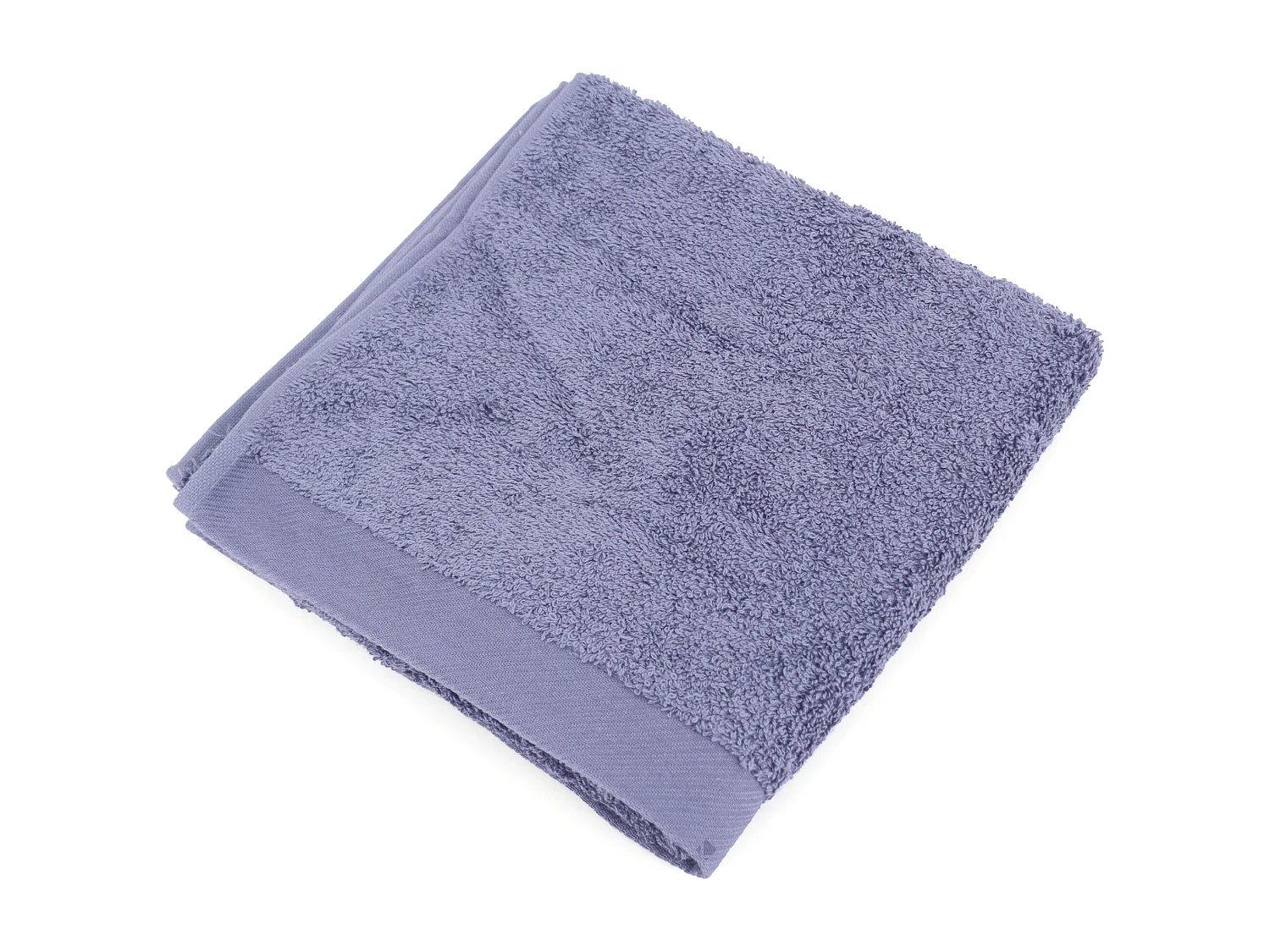 Serviette de toilette 50x100 cm coton peigné ALBA acier